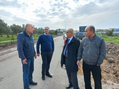 ترميم وتطوير مدخل كفرقرع الشمالي (شارع الجيش)